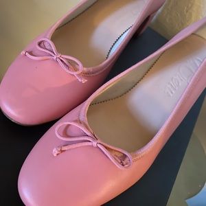 NIB J Crew Warm Rose (pastel pink) Kate Block Heel Pumps 7.5